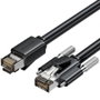 Vention IBUBD Cable de Red RJ45 SFTP Cat6A Industrial 0.5m Negro